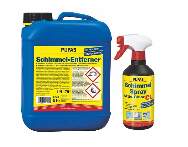 Ag+ Schimmelspray/Schimmelentferner, chlorfrei, Aktivsauerstoff